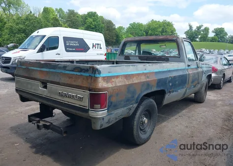 1984 Chevrolet C10 from USA, damaged, VIN 1GCDC14H5EF350596